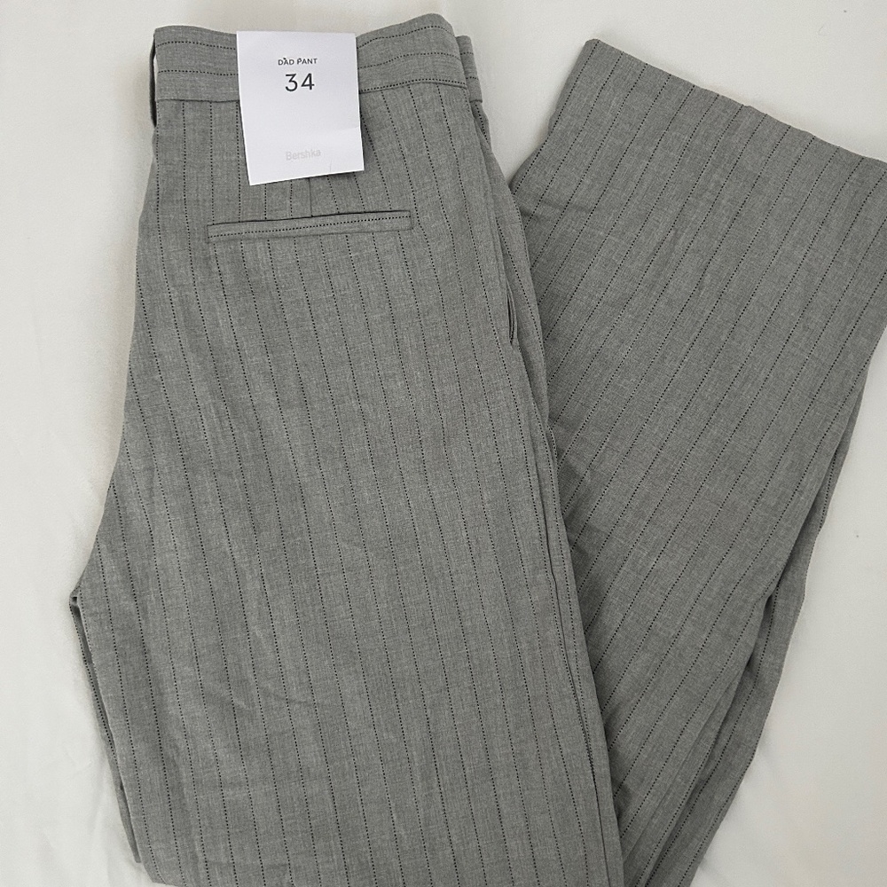 BERSHKA DAD TROUSERS